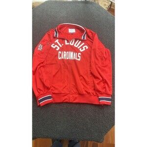 St. Louis Cardinals Jacket Mens 2XL Red MLB Baseball Genuine Merchandise Logo